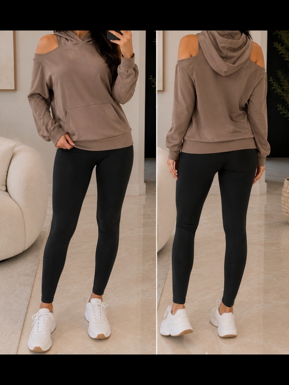 Women's Cold Shoulder Pullover Jacket Lightweight Casual Layering Top